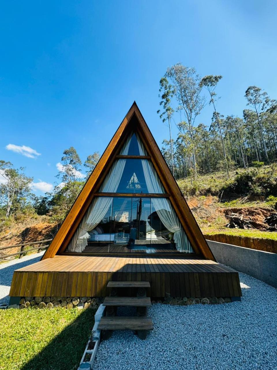 Chale Amanhecer Serra Do Rio Do Rastro Lauro Muller Exteriér fotografie